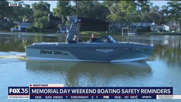 Memorial Day weekend boating safety reminders