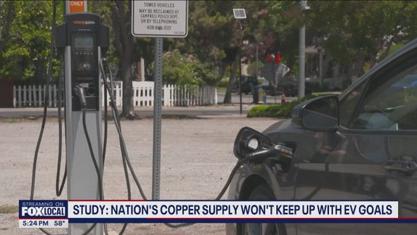 Report: U.S. copper supply won't keep up with EV goals