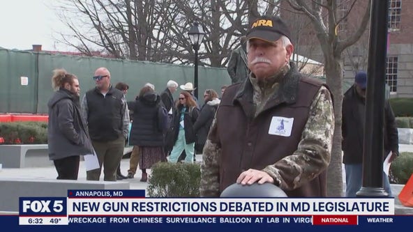 New gun restrictions debated in Maryland legislature