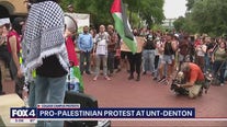 Pro-Palestinian protest at UNT