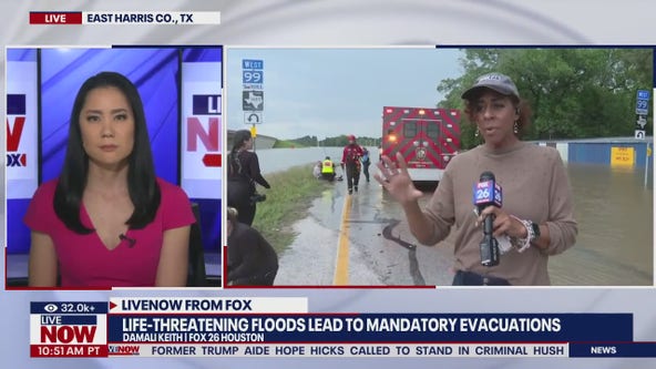 Mandatory evacuations over flooding happening in Texas