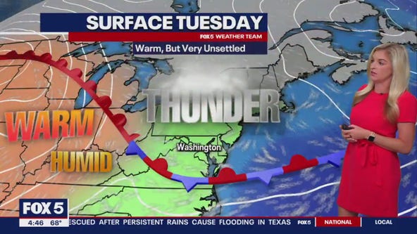 FOX 5 Weather forecast for Tuesday, May 7