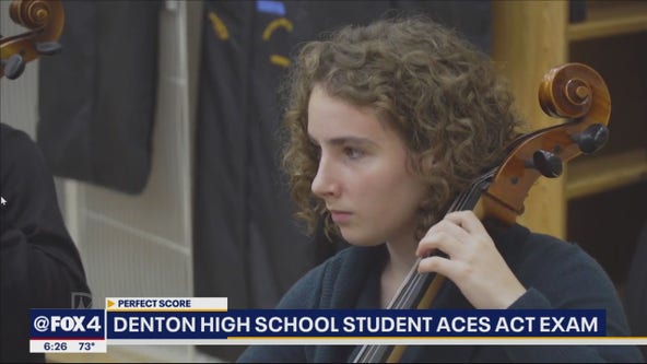 Denton High School student aces ACT exam