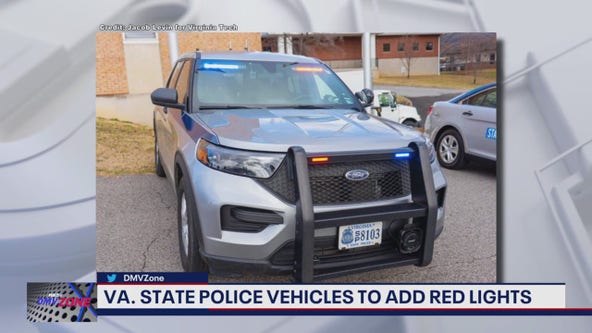 Virginia State Police vehicles to add red lights