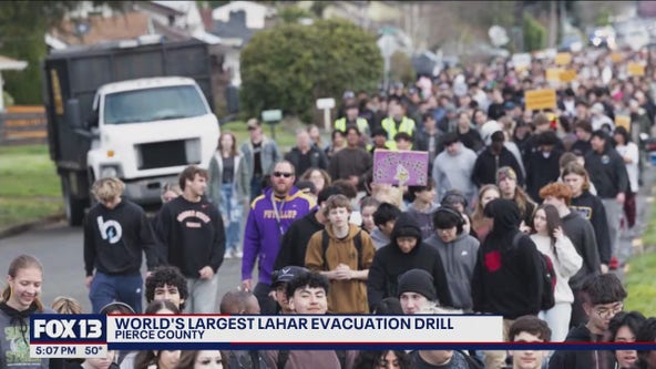 Over 45K Washington students participate in world’s largest lahar evacuation drill