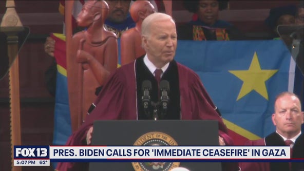 President Biden calls for 'immediate ceasefire' in Gaza