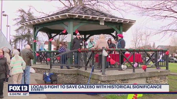 Everett locals fight to save gazebo with historical significance