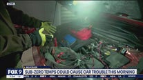 Sub-zero temperatures could cause car troubles Monday