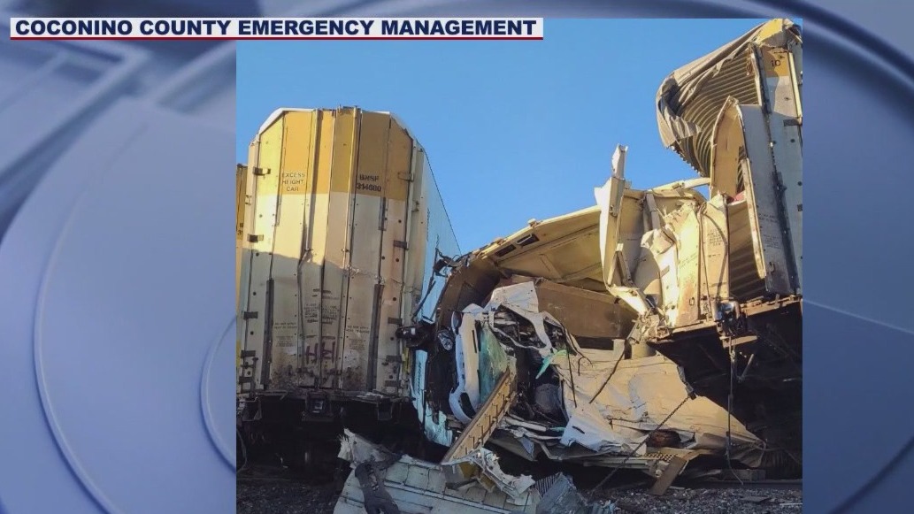 Train derails near Williams, Arizona