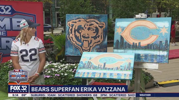 Bears superfan Erika Vazzana channels her fandom through amazing artwork