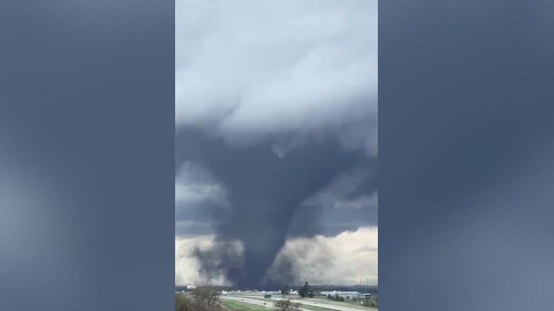 Dozens of tornadoes hitting the Plains