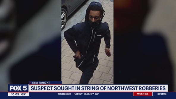 Suspect accused of snatching cash, iPhone, bank card and more in string of DC robberies