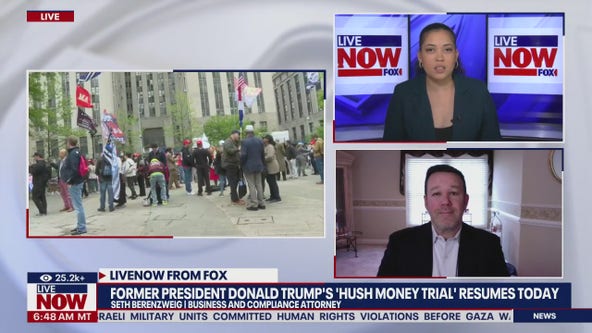 Trump hush money trial to continue today