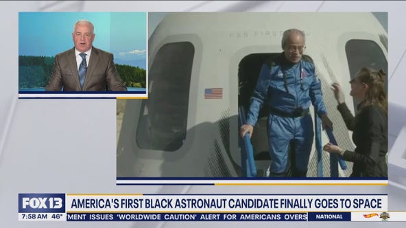 America's first Black astronaut candidate finally goes to space