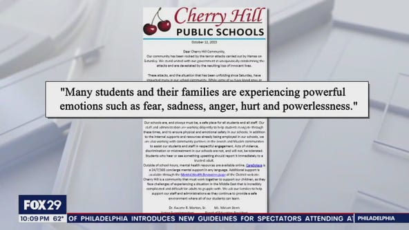 Israel-Hamas war: Parents speak out after alleged discriminatory fight at high school in Cherry Hill