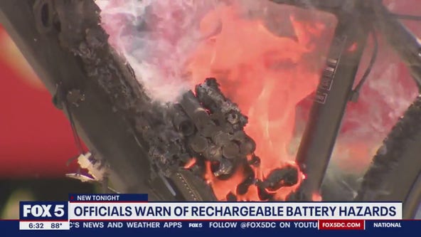 Fire officials in Montgomery Co. warn of rechargeable battery dangers