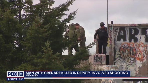 Man holding grenade shot and killed by Pierce County deputy