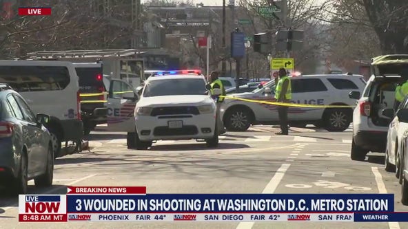 3 wounded in shooting at Washington D.C. metro station