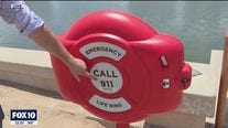Flotation devices installed at Tempe Town Lake
