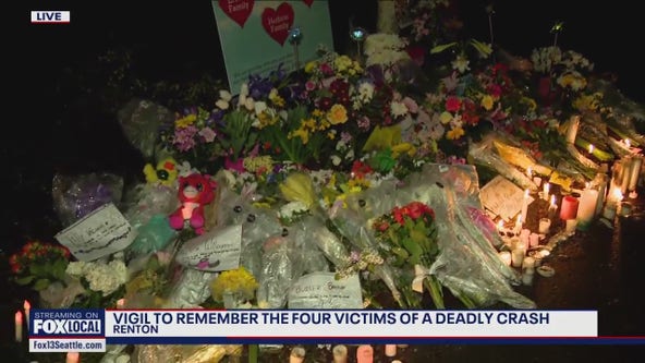 Community gathers to remember those killed in Renton crash