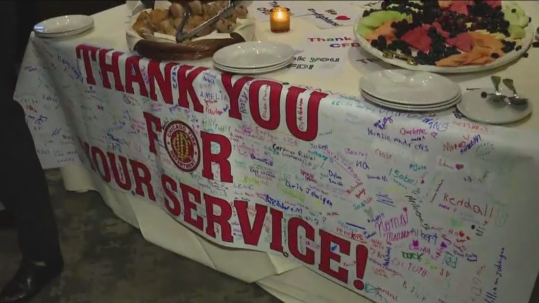 Celebrating National Firefighter's Day with brunch and appreciation