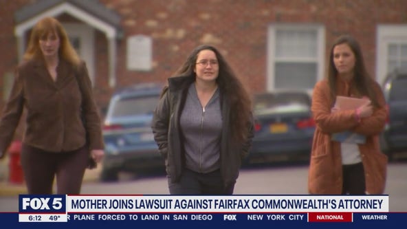 Mother joins lawsuit against Fairfax commonwealth's attorney