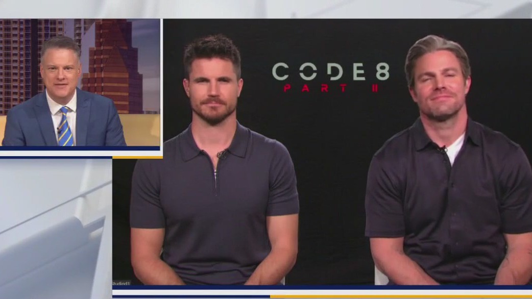 Robbie and Stephen Amell talk about Code 8: Part II