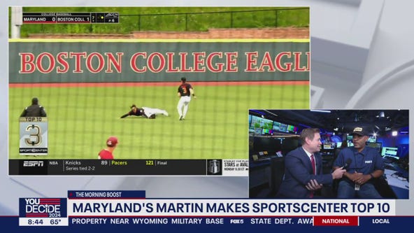 Maryland’s Brayden Martin makes ESPN SportsCenter Top 10 with this amazing catch