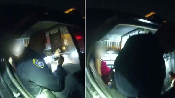 Cop found in backseat of patrol car with detainee