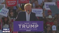 Trump holds campaign rally in Texas