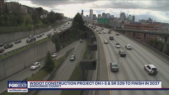 Summer construction: WSDOT project on I-5, SR 529 to finish in 2027
