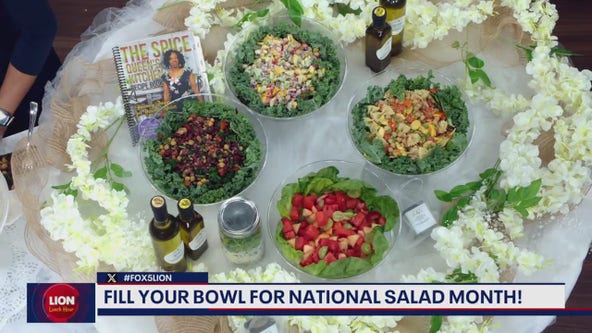 Fill your bowl for National Salad Month