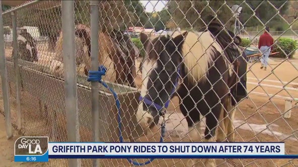 Griffith Park Pony Rides shutting its doors ater 74 years