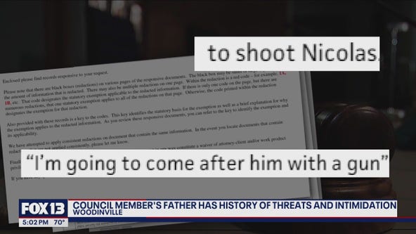 Woodinville councilmember's father has history of threats