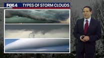 The different types of storm clouds