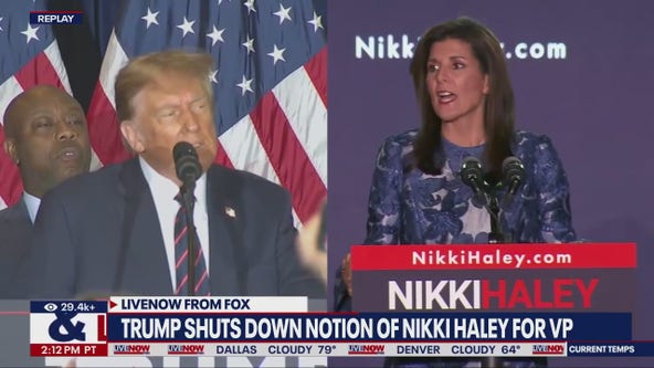 Trump shuts down Haley VP report