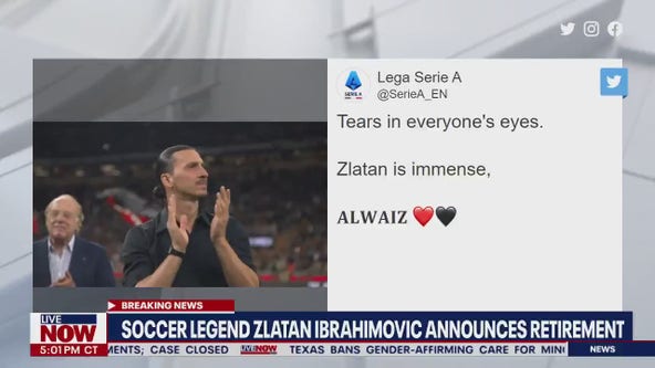 Soccer legend Zlatan Ibrahimovic retires
