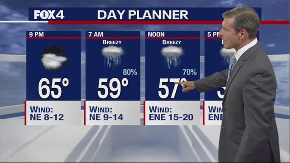 Dallas Weather: April 19 overnight forecast