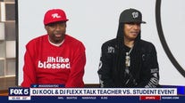 DJ Kool and DJ Flexx talk teacher vs. student battle
