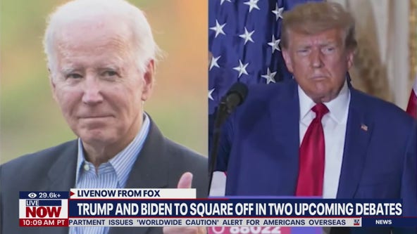 Trump and Biden to square off in 2 upcoming debates