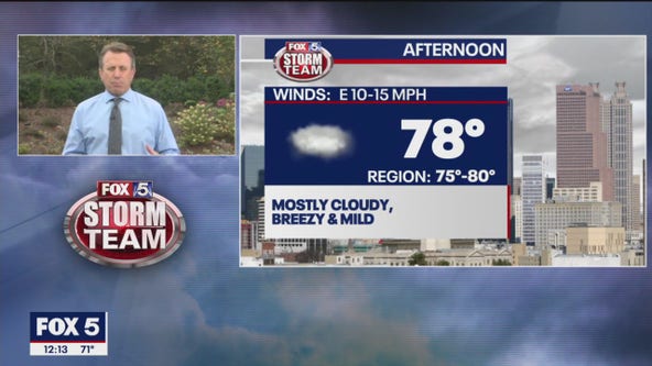 Wednesday midday weather forecast