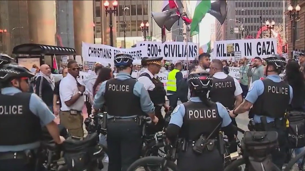 Advocates speak out after pro-Palestine protesters arrested in Chicago