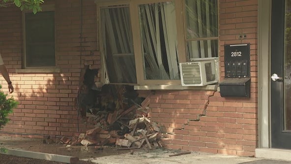 Car slams into apartments for 2nd time in 3 years