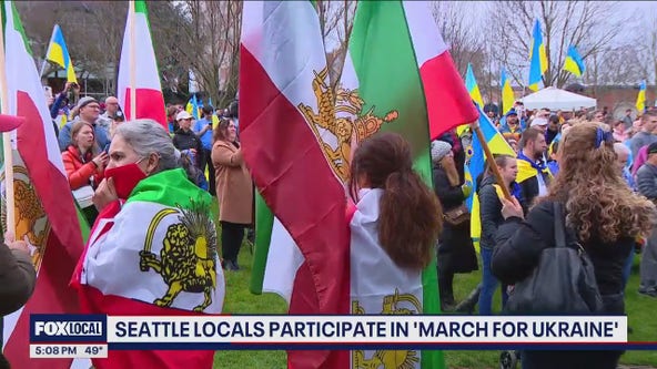 Seattle locals participate in 'March for Ukraine'
