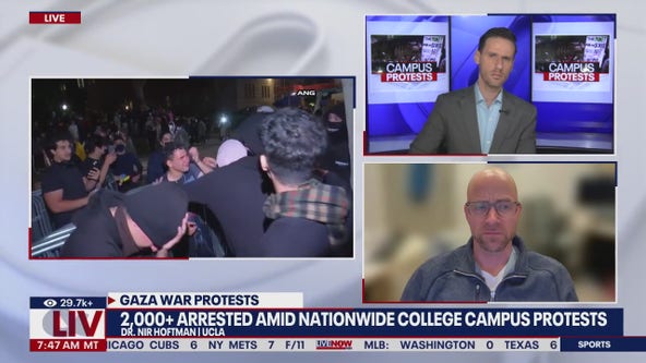 Gaza protests: UCLA professor attacked on campus