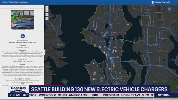 Seattle building 130 new electric vehicle charging stations