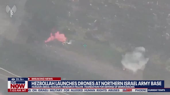Hezbollah launches drone attack at Israeli army base