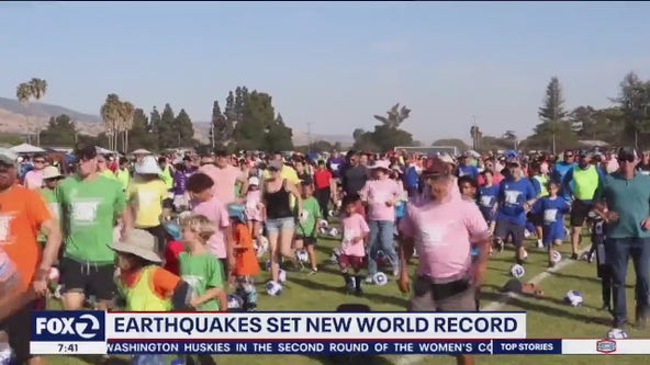 San Jose Earthquakes, fans set new world record