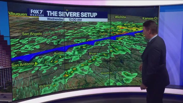 Central Texas weather: Rain, cold front headed to Austin area
