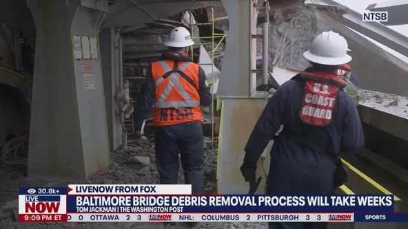 Baltimore bridge collapse clean up could take weeks